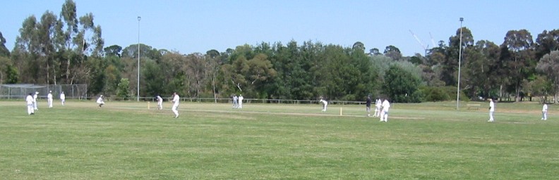 Under 16s at Beverley Road - Luke Venning batting.