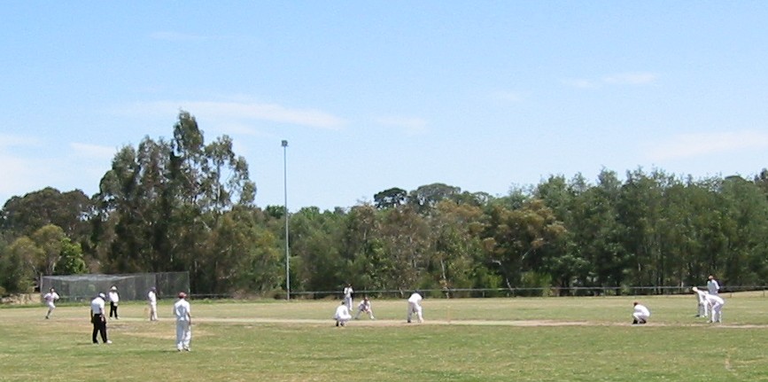Marty Phillips on the way to A Grade Century #10 v. Yarra Valley.