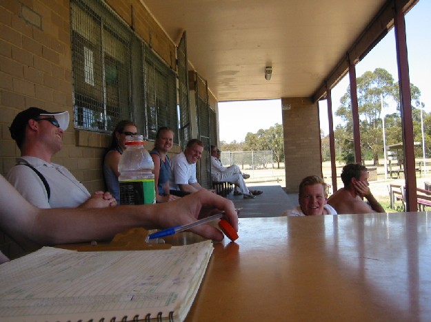 Scorers table.