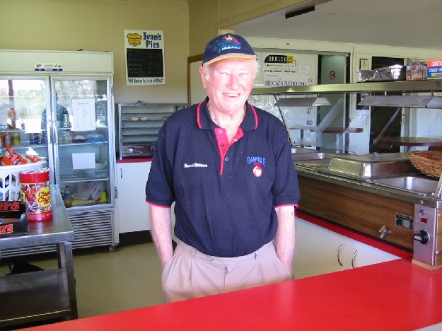 Don Richmond serves the club yet again.