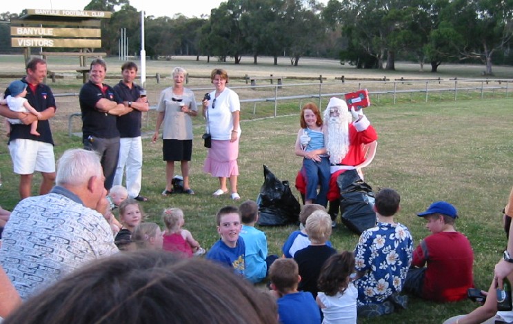 Santa visits Banyule.