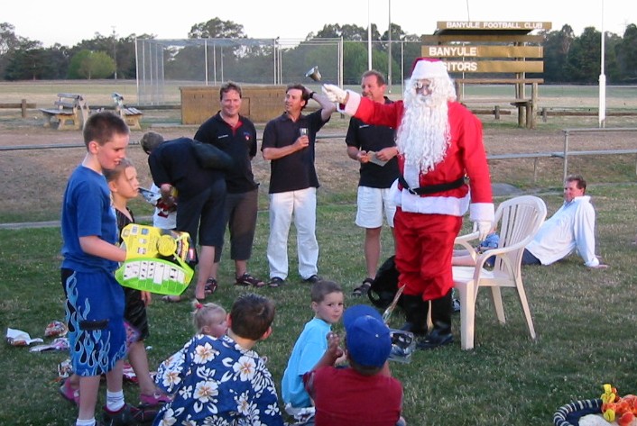 Santa visits Banyule.