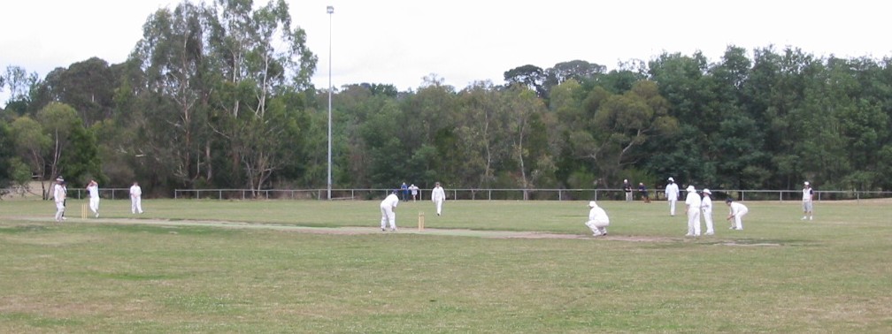 Jeff batting.