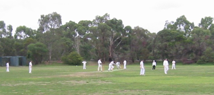 Aiden and Andrew enjoy a match-winning partnership.