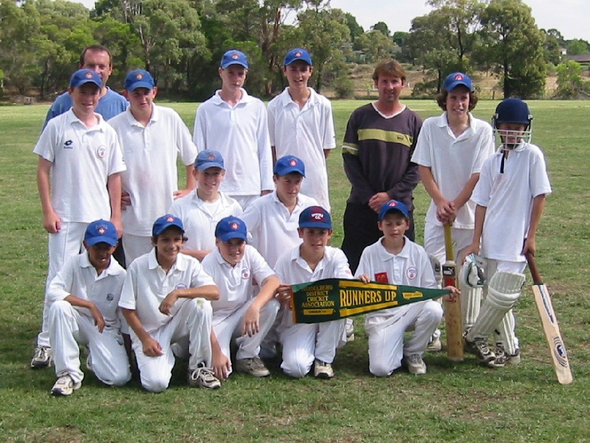 Under 14 - Runners-Up 2002/03.