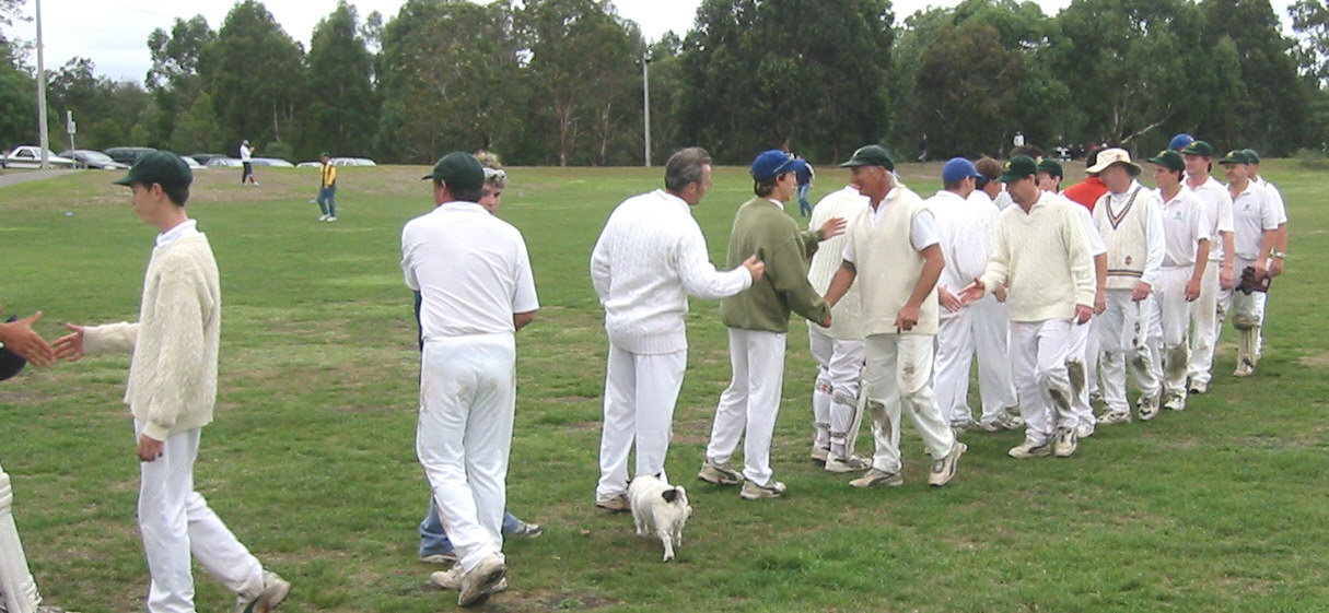 Handshakes with Rosanna.