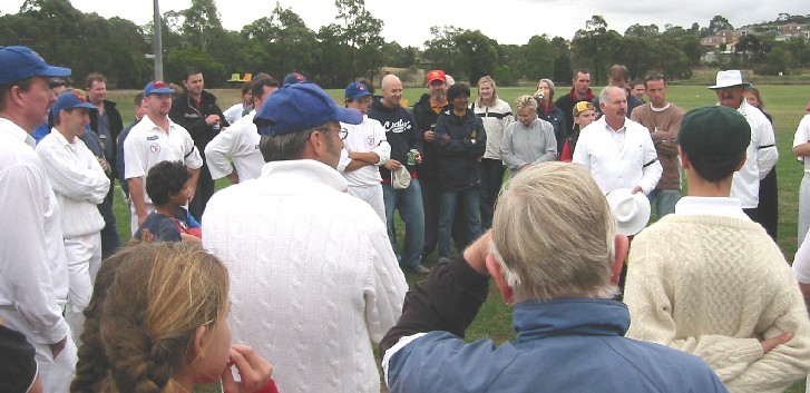 Umpires' presentation.