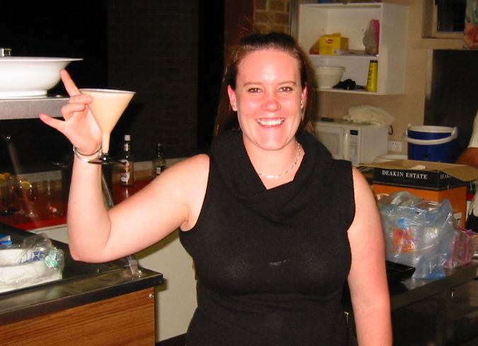 teri with the 
winning cocktail